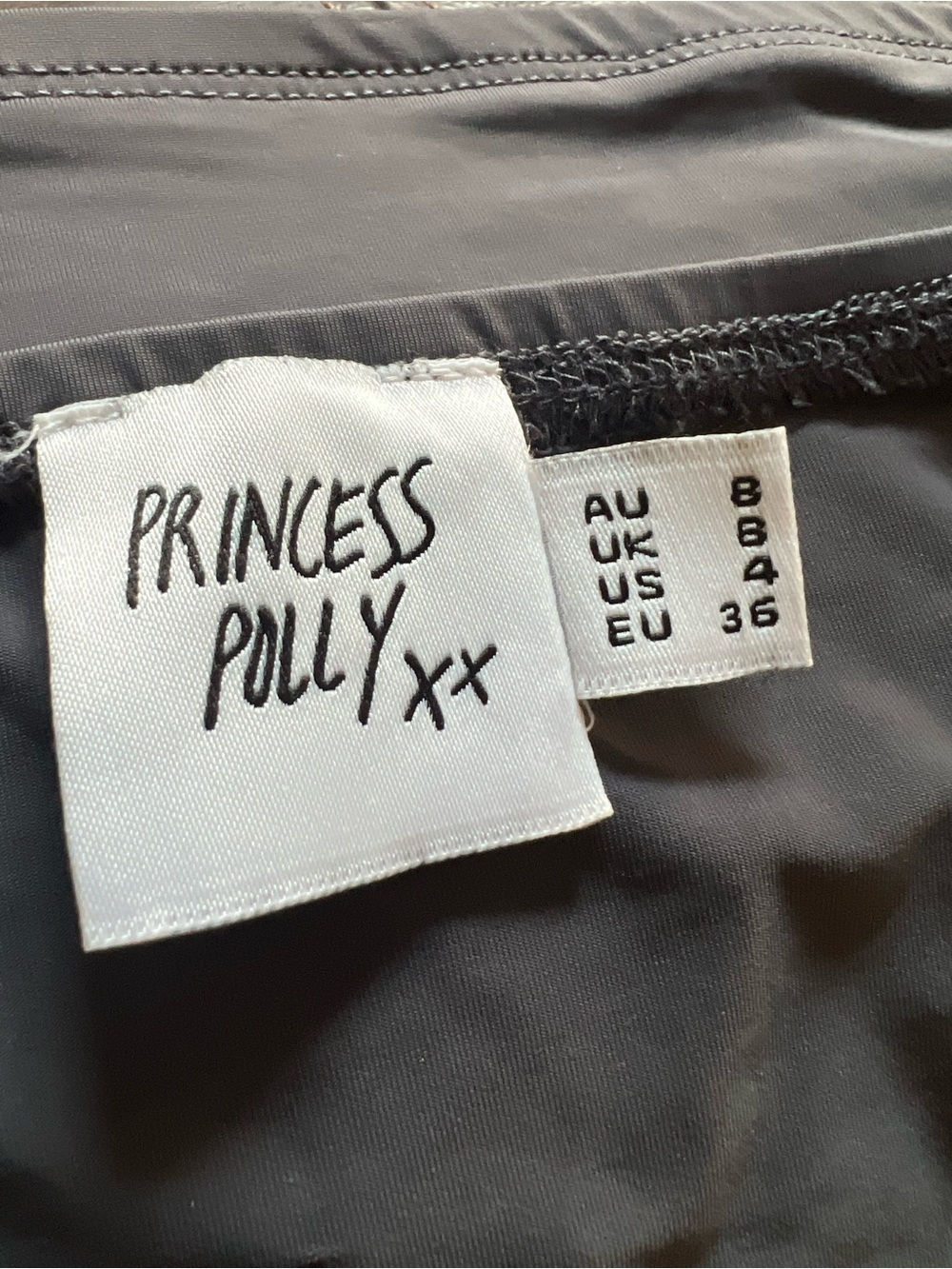Princess Polly Slate Blue Strapless Tube Bandeau Top - Picture 2 of 2